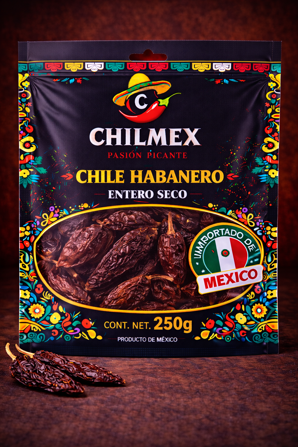 Chile Habanero Entero